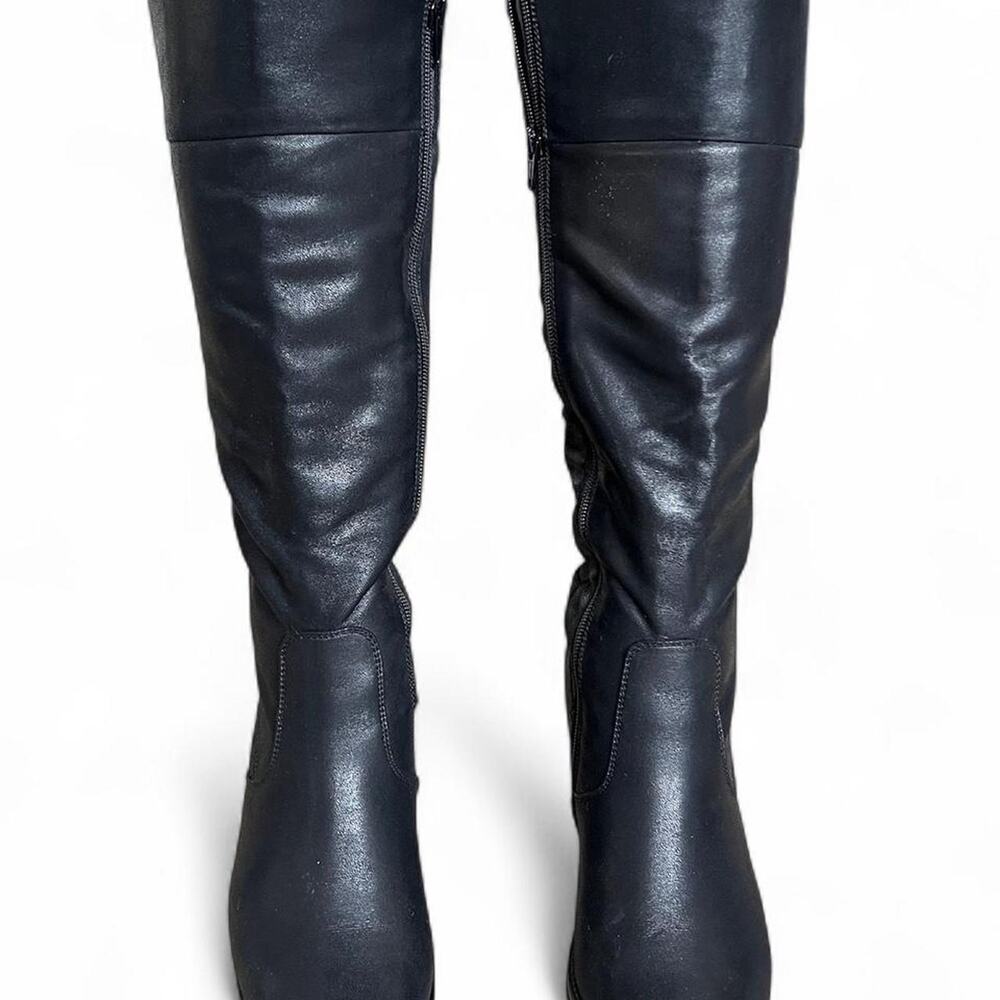 Black Knee High Boots - Picture 4 of 8